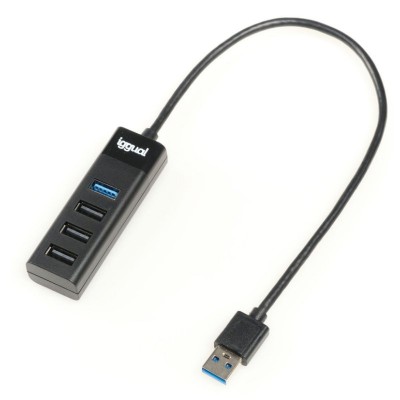 iggual Hub USB x 3 puertos USB 2.0 + 1 USB 3.0