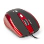 NGS Red Tick ratón óptico 1600dpi USB Rojo