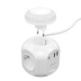 Aisens Regleta Cubo 4 Tomas USBC PD 2xUSB-A QC Luz