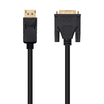 Nanocable Cable Conversor DP a DVI  2 M Negro