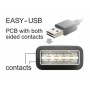 Delock Cable easy-usb 2.0-a male angled  usb 2.0-b