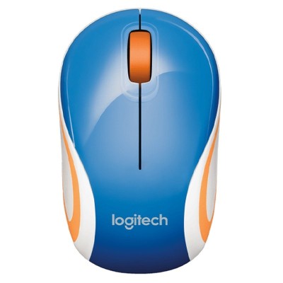 Logitech Ratón Mini M187 Inalámbrico Azul