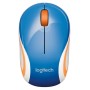 Logitech Ratón Mini M187 Inalámbrico Azul