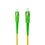 Nanocable Cable fibra SC/APC LSZH Amarillo 1m