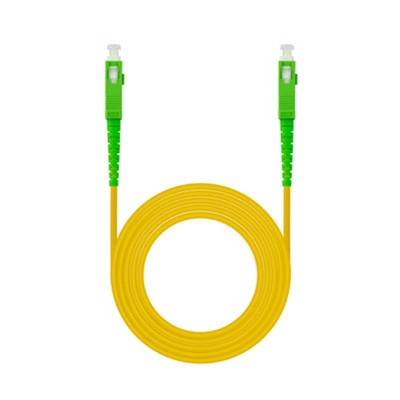 Nanocable Cable fibra SC/APC LSZH Amarillo 3m