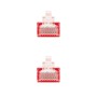 Nanocable Cable Red Cruzado Cat.5e UTP Rojo 1 m