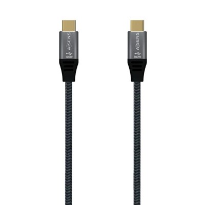 Aisens Cable Usb 3.2 Gen2X2 8K C/M-C/M Gris 0.6M