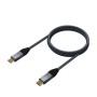 Aisens Cable USB 2.0 Alu 5A E-Mark CM-CM Gris 1.0M