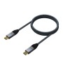 Aisens Cable USB 2.0 Alu 5A E-Mark CM-CM Gris 2.0M