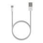 Aisens Cable Lightning-M a USB-A 2.0-M blanco 0.5m