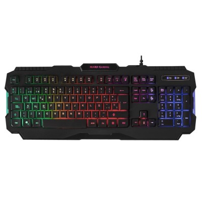 Mars Gaming MRK0 Tec. Gaming 3 Modos RGB Rainbow