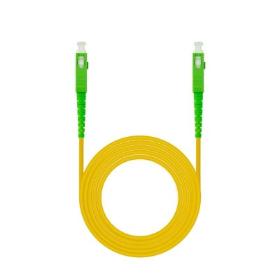 Nanocable Cable fibra SC-APC LSZH Amarillo 120m