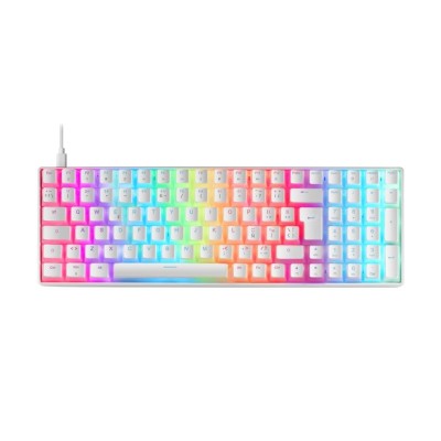 MARS GAMING Teclado meca. MKULTRAWRES white red