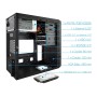 Tooq Caja Micro ATX TQC-4735U3C-B 500W USB3.0