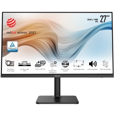 MSI MD272QP Monitor 27" IPS WQHD HDMI USB-C MM AA