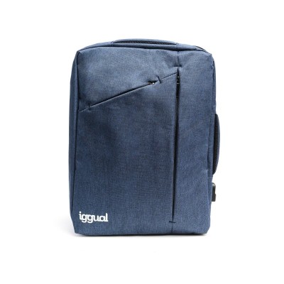 iggual Mochila portátil 15.6" Adaptative Work Azul