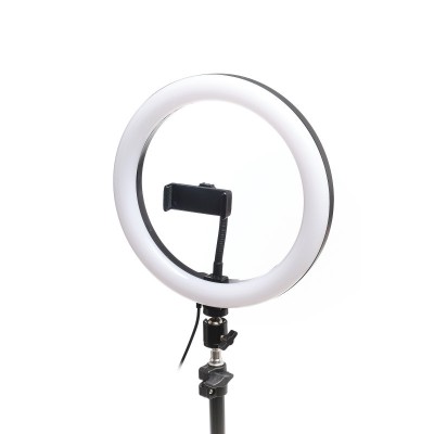 iggual Kit Aro luz LED 10" + Trípode 200 cm