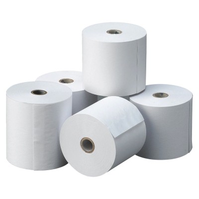 Rollo Papel Térmico 80X80X12 MM Pack 6 Uds sin BPA