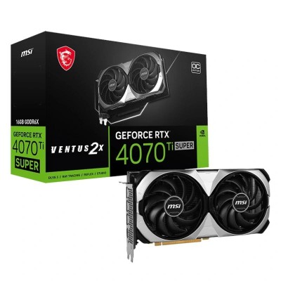 MSI VGA NVIDIA RTX 4070 Ti SUPER 16G VENTUS 2X OC