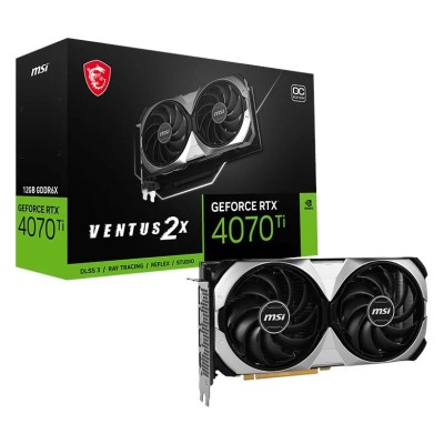 MSI VGA NVIDIA RTX 4070 Ti VENTUS 2X 12G OC