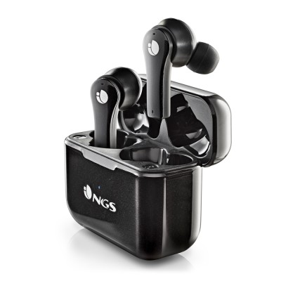 NGS Auriculares ARTICABLOOMBLACK Wireless Black