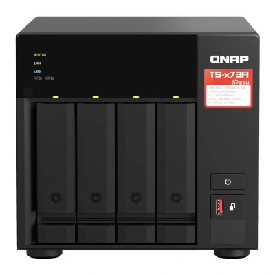 QNAP TS-473A-SW5T Bundle NAS 4XHDD-Bay + Switch