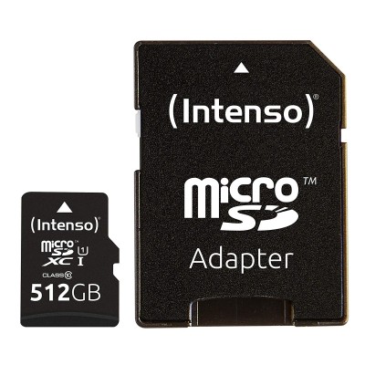 Intenso 3423493 Micro SD UHS-I Premium 512G c/adap