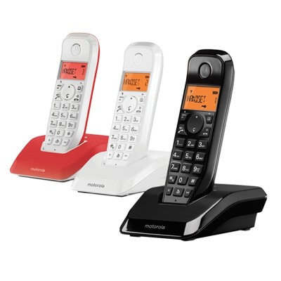 MOTOROLA S1203 Telefono DECT TRIO Colores