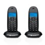 MOTOROLA C1002 CB+ Telefono DECT Negro Duo